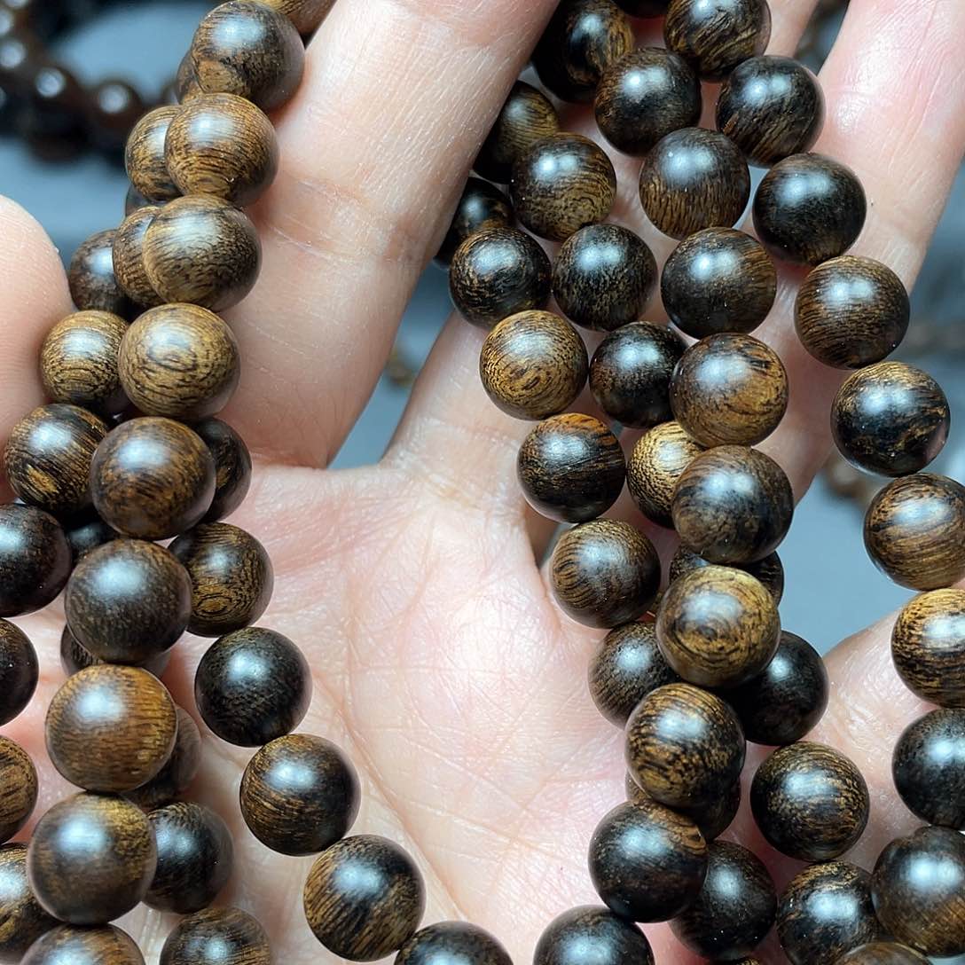 沉香手串鹿***海白棋瘤疤1.0