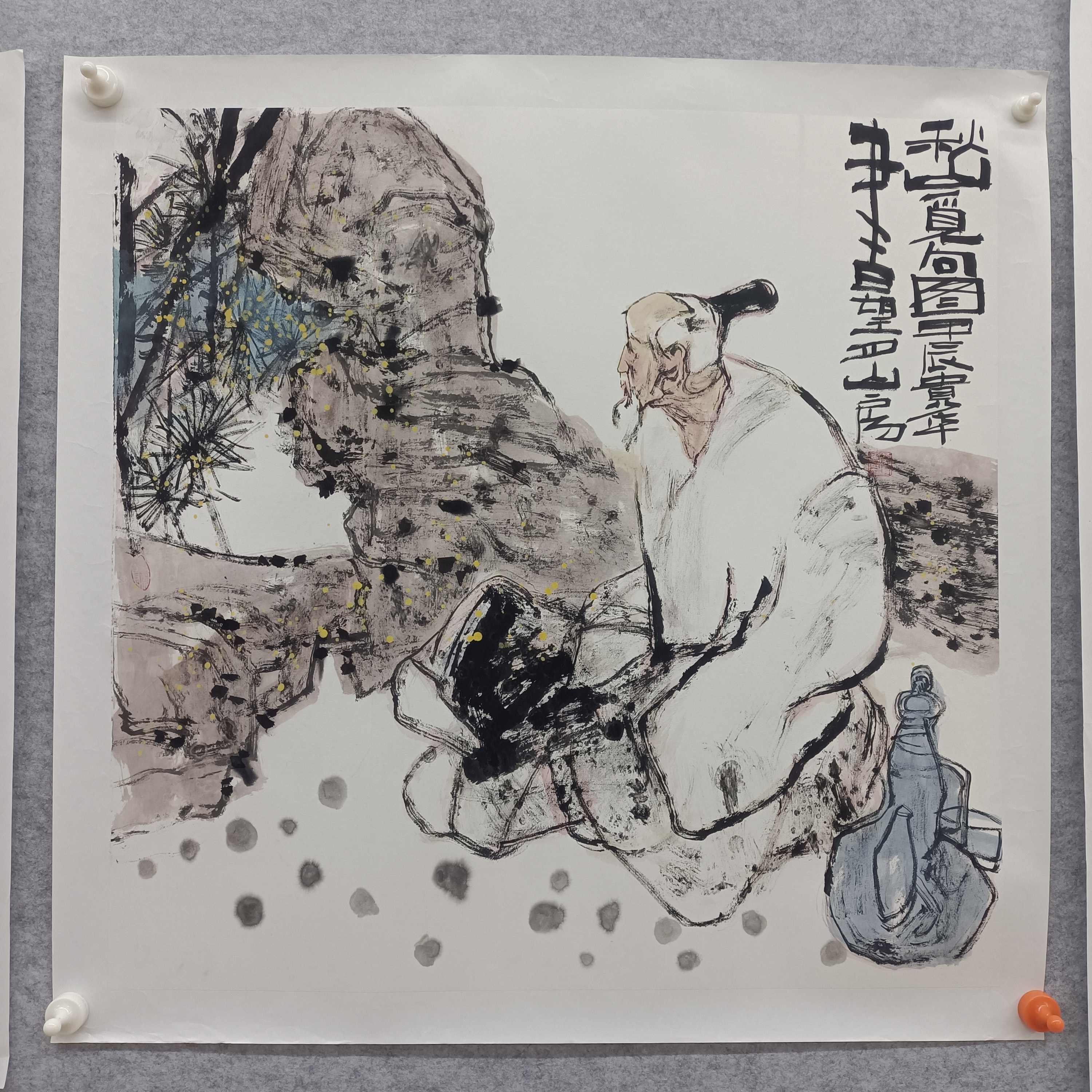 柴老师纯手绘国画人物画70-70