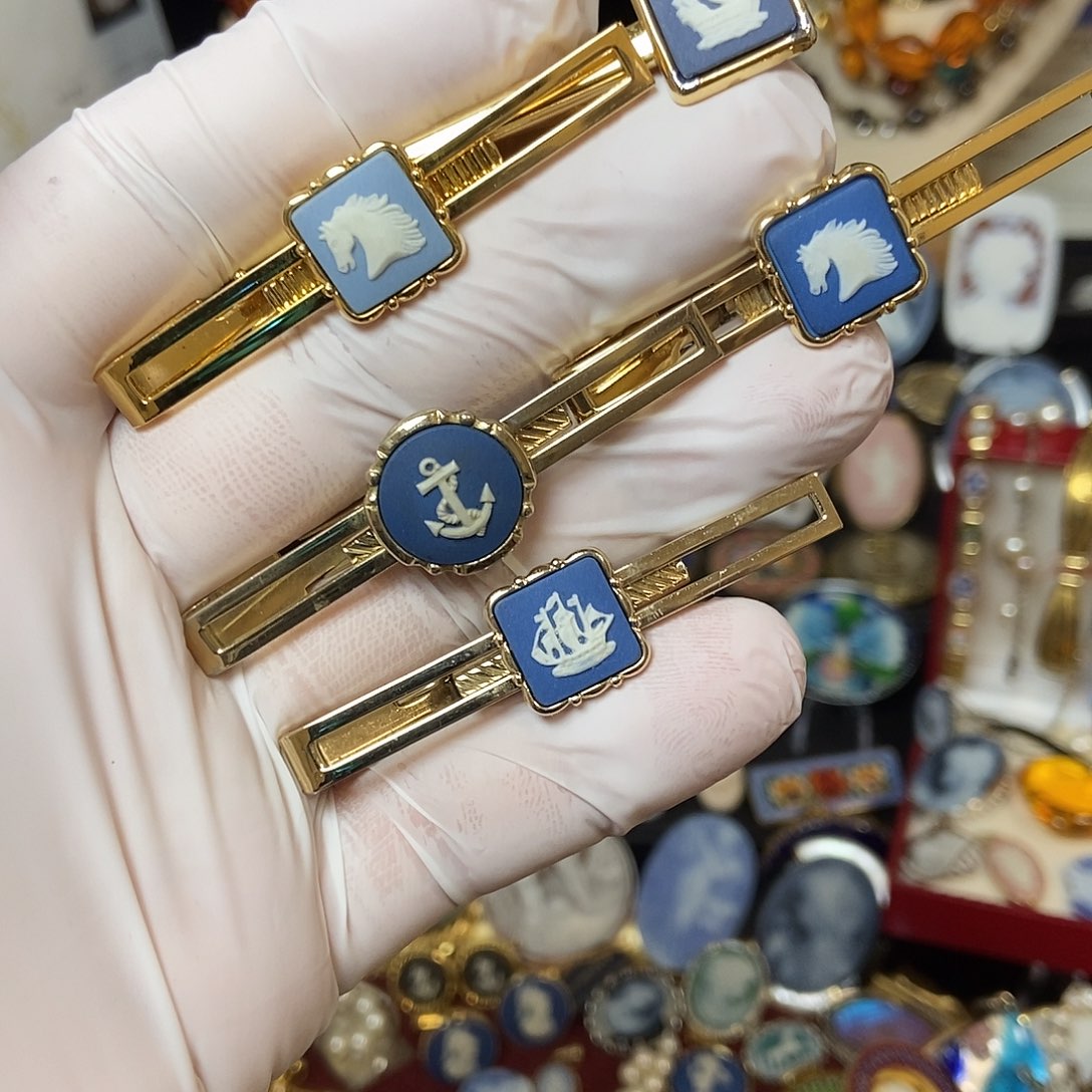 韦奇伍德领带夹 5只打包