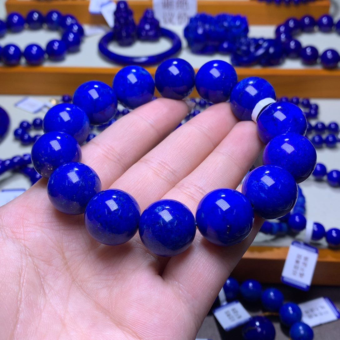 青金石手串未镶嵌17.8m