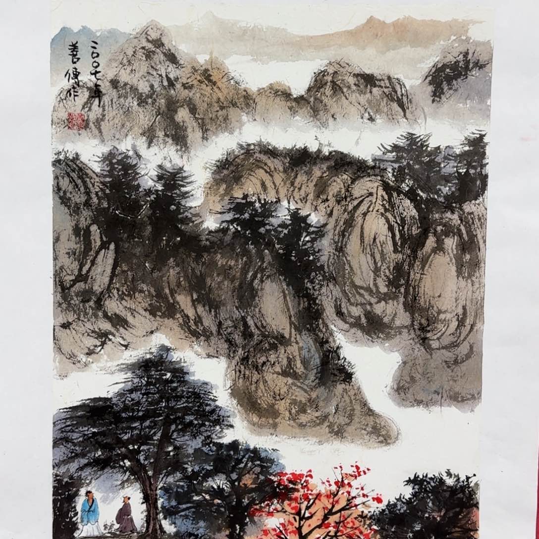 国画善传老师国画精品
