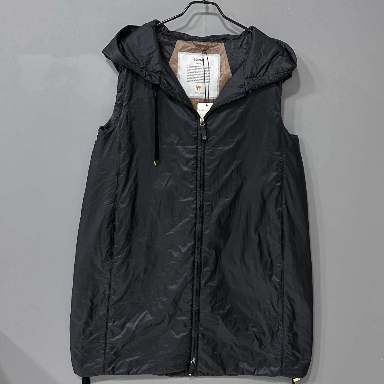 99新 MaxMara 黑色骆驼绒马甲外套 MaxMara / 麦丝玛拉