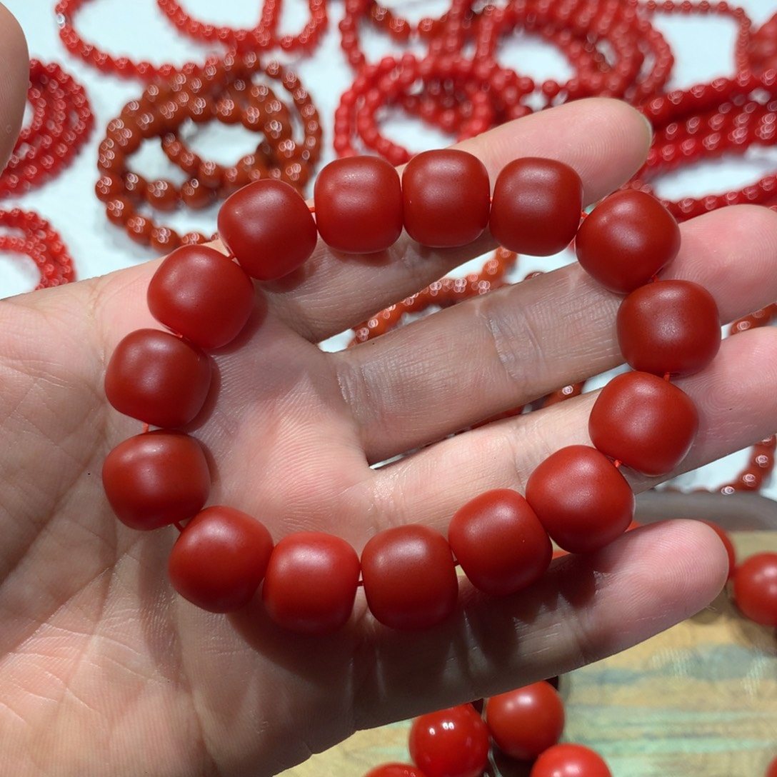 独***侠玛瑙/玉髓未镶嵌手链