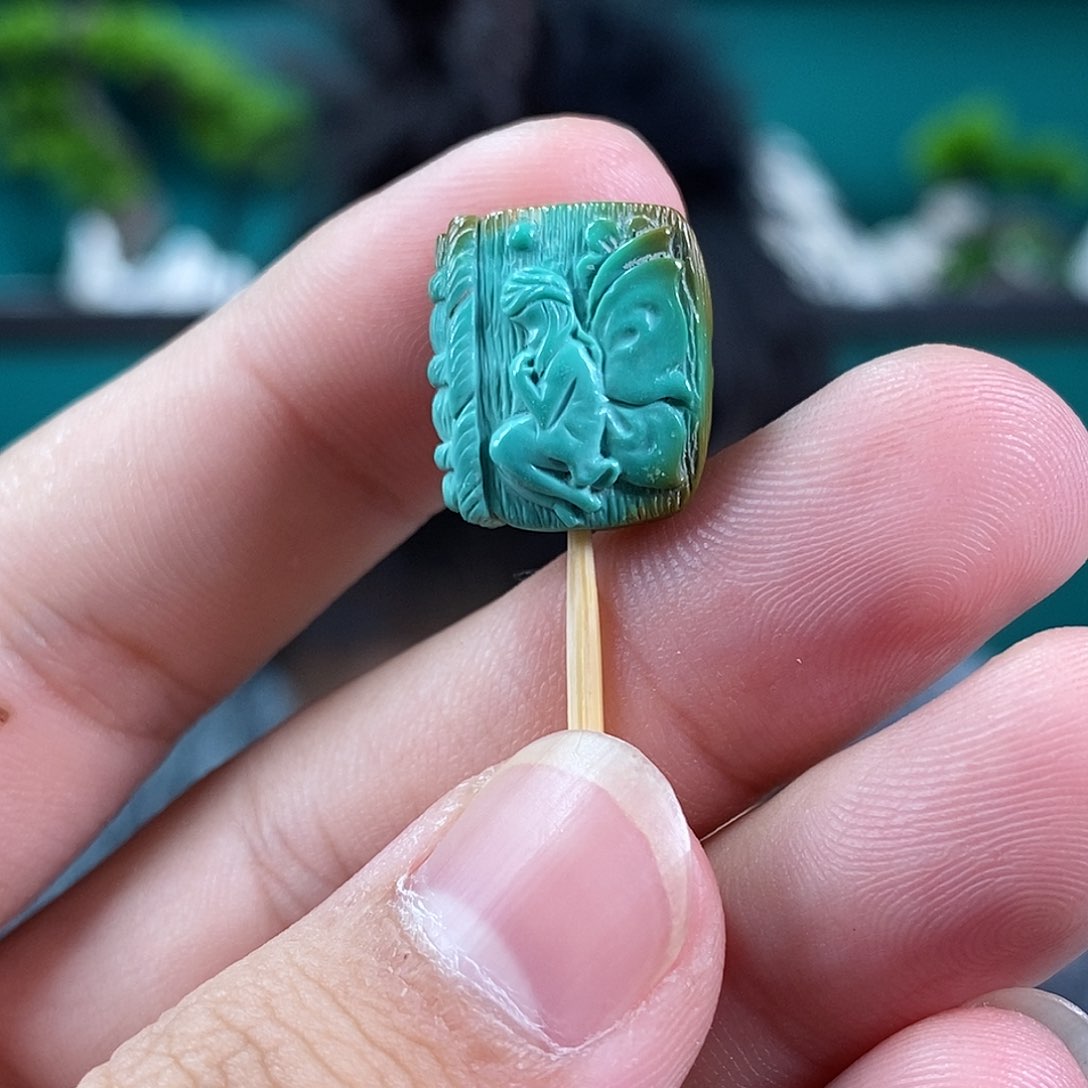 绿松石珠宝奇石未镶嵌