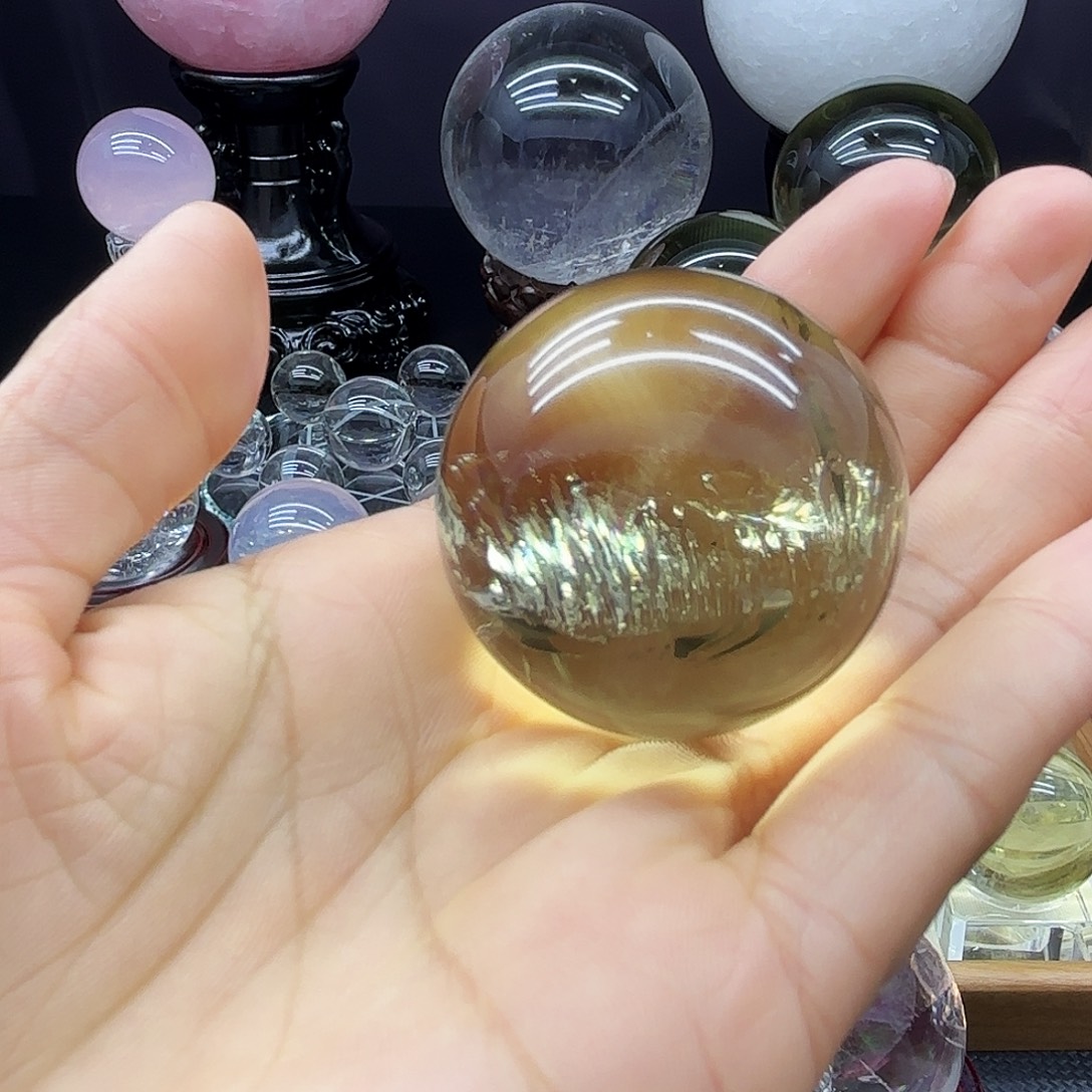 未镶嵌水晶珠宝半成品4.0公分