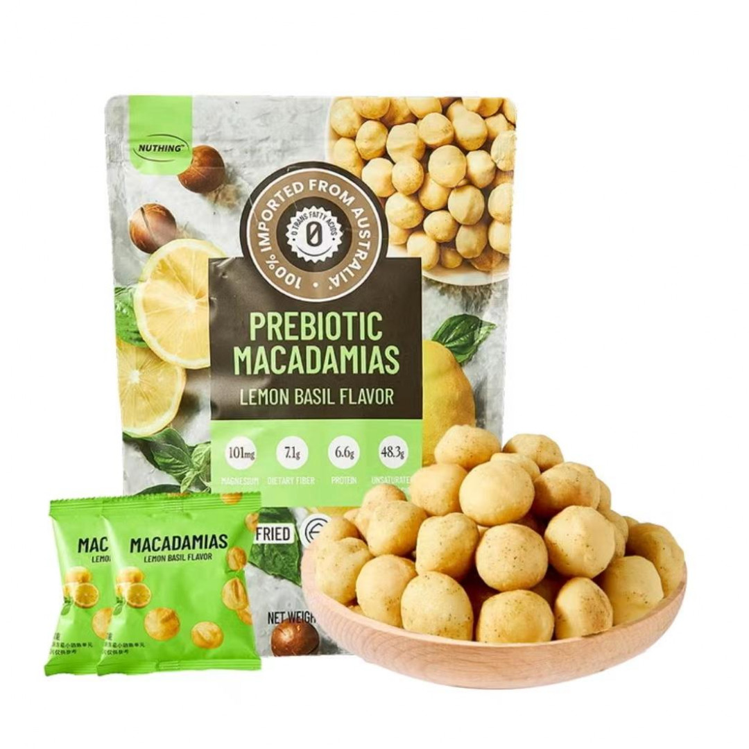 【会员商店】新品 NUTHING益生元夏威夷果仁（柠檬罗勒味）600g