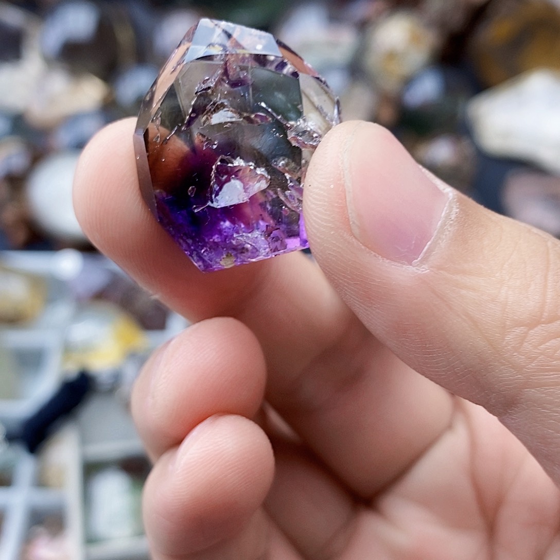 水晶天然水晶透亮光泽未镶嵌