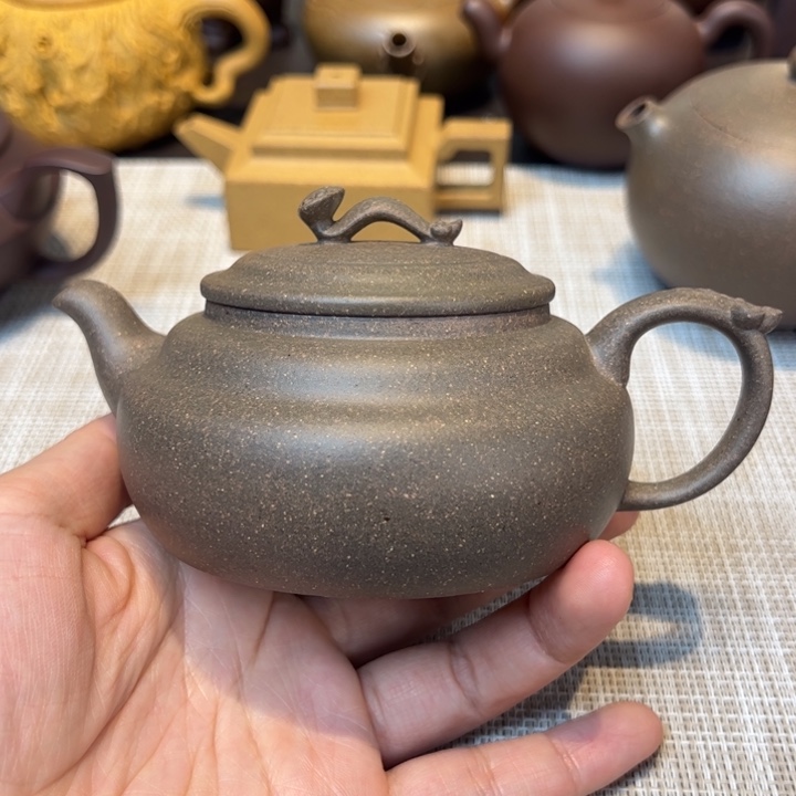 茶壶紫砂青段，紫灵，容量200毫升