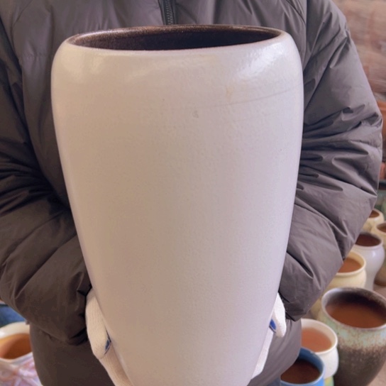 紫砂花盆高38口19———-