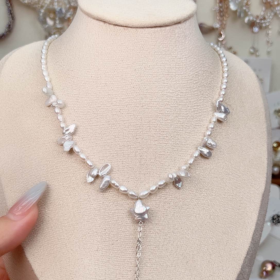 未镶嵌淡水珍珠耳饰