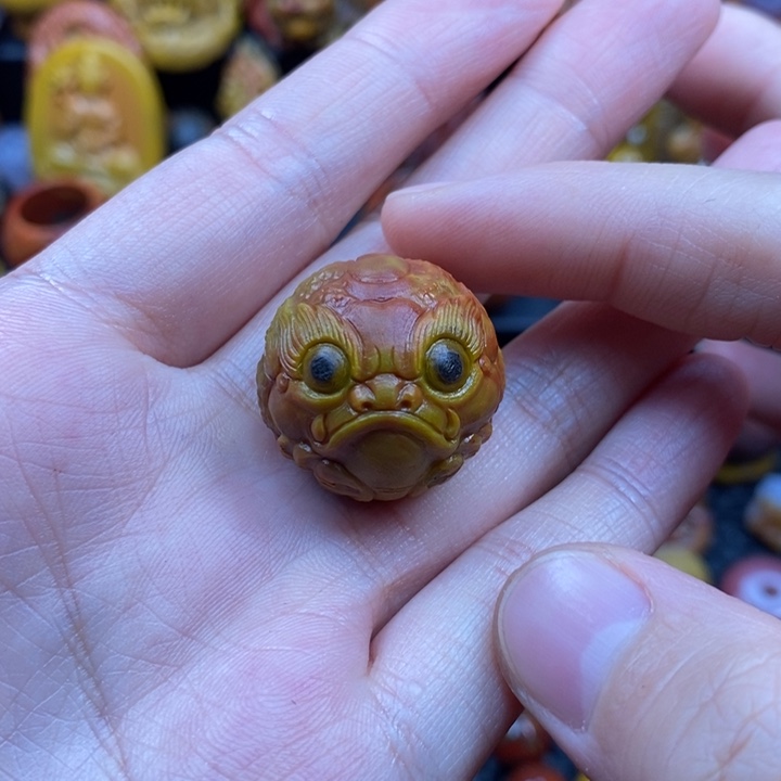 文***斌玛瑙/玉髓未镶嵌圆珠打孔不退换