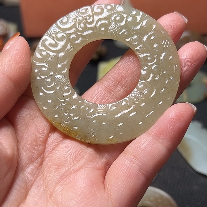 五***叔和田玉（糖玉）未镶嵌挂件