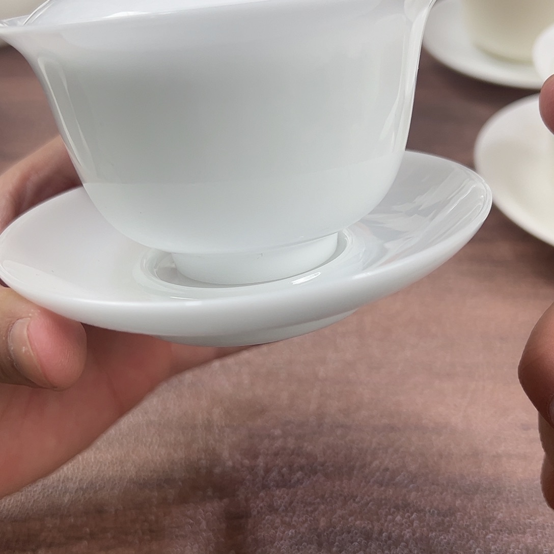 譕白德化白瓷茶具