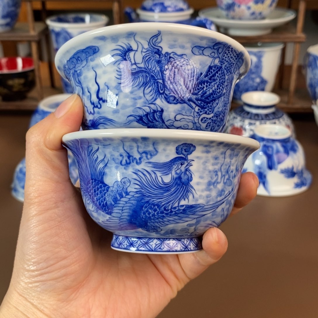 杯景德镇陶瓷手绘手绘