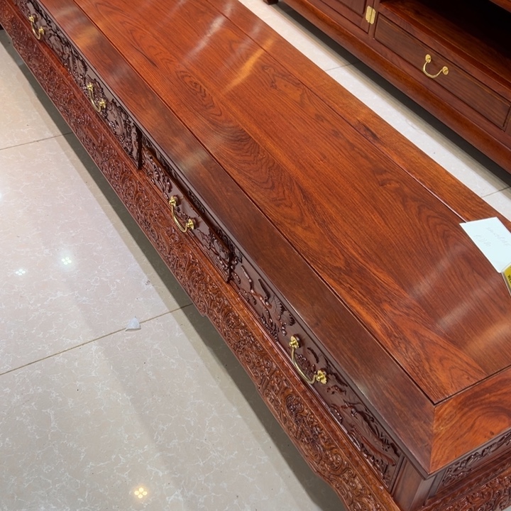 小****书柜紫檀木类刺猬紫檀电视柜