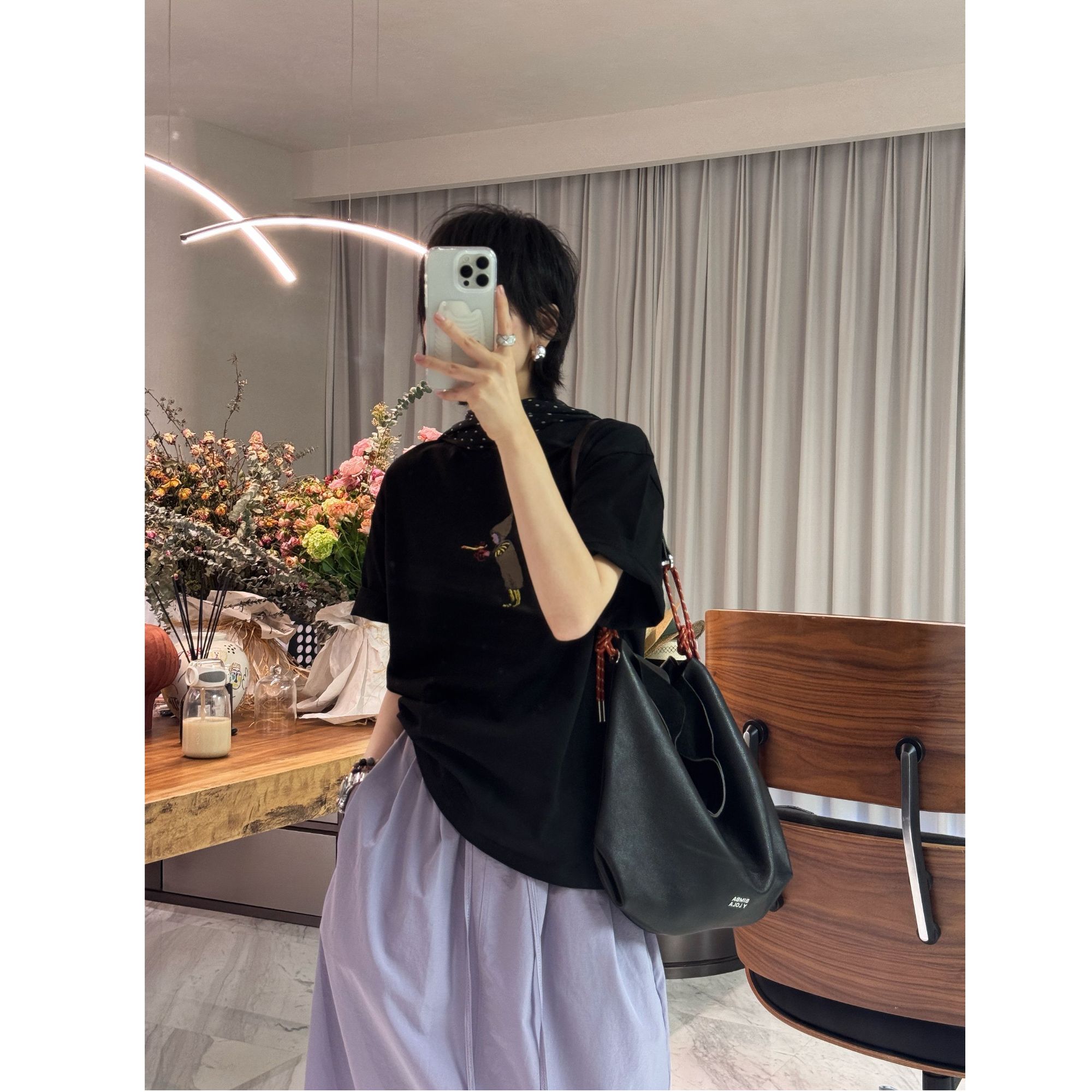 【香蕉女孩】印花圆领T恤 J25DX210