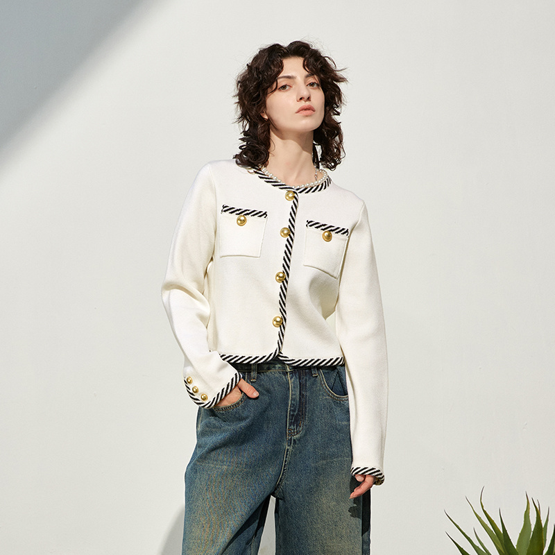 【大叔专属】Jamor时尚圆领针织开衫JAE452165