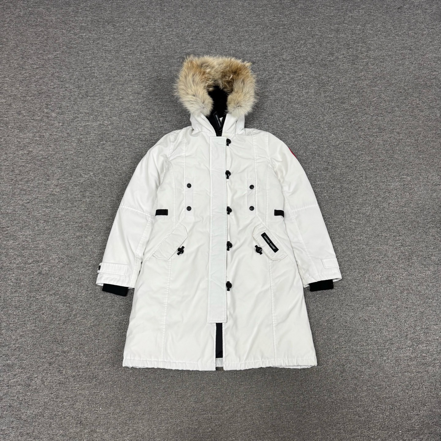 99新 AMIPARIS 加拿大鹅 白色羽绒服s码