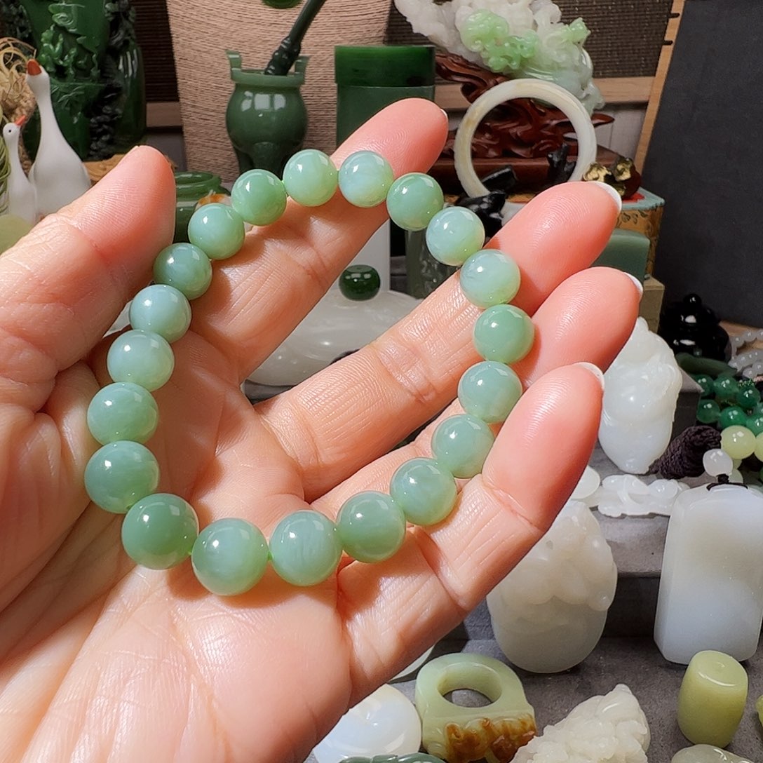 和田玉未镶嵌手串