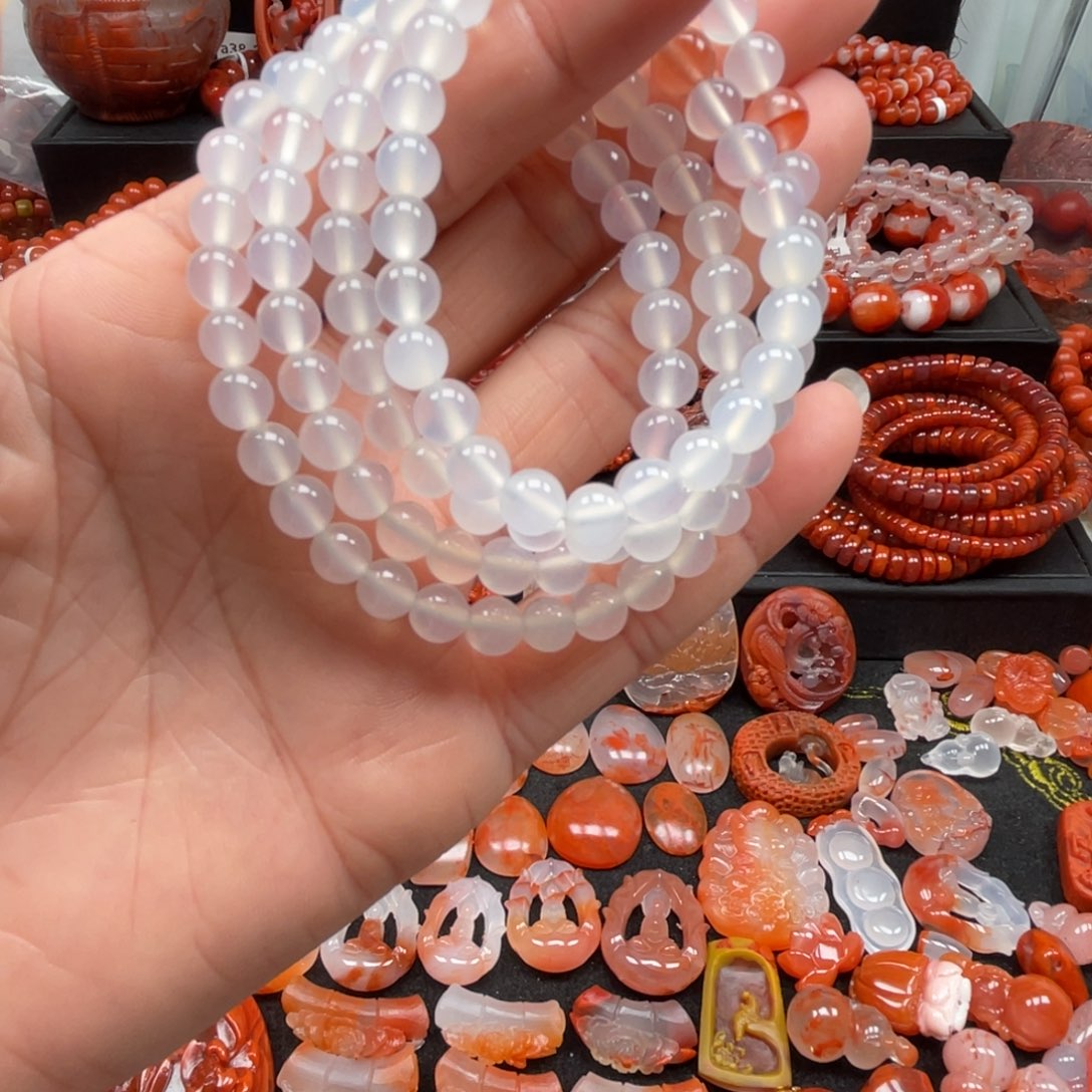 南红玛瑙未镶嵌荔枝冻卡6