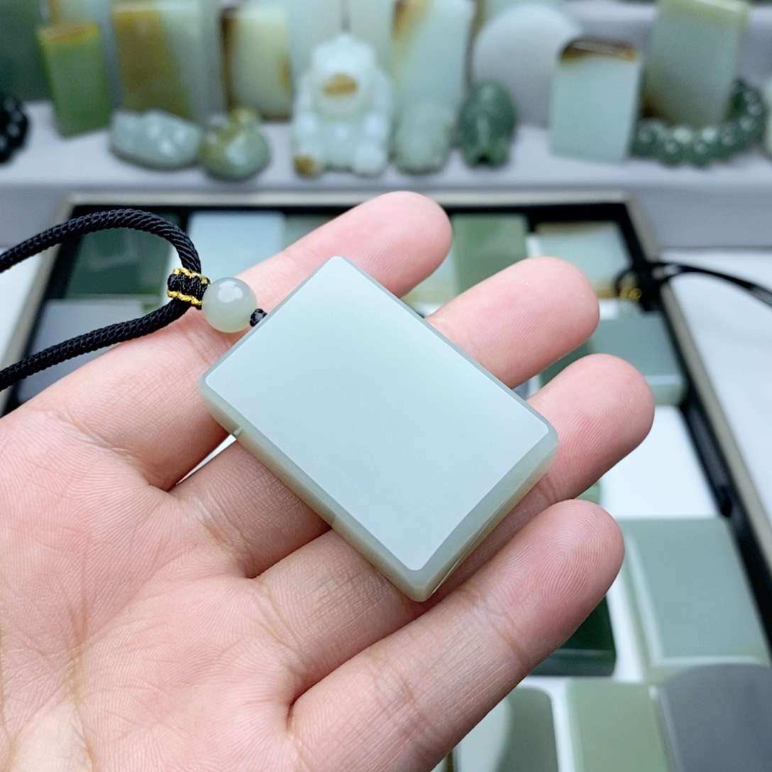 和田玉颈饰未镶嵌刚**$