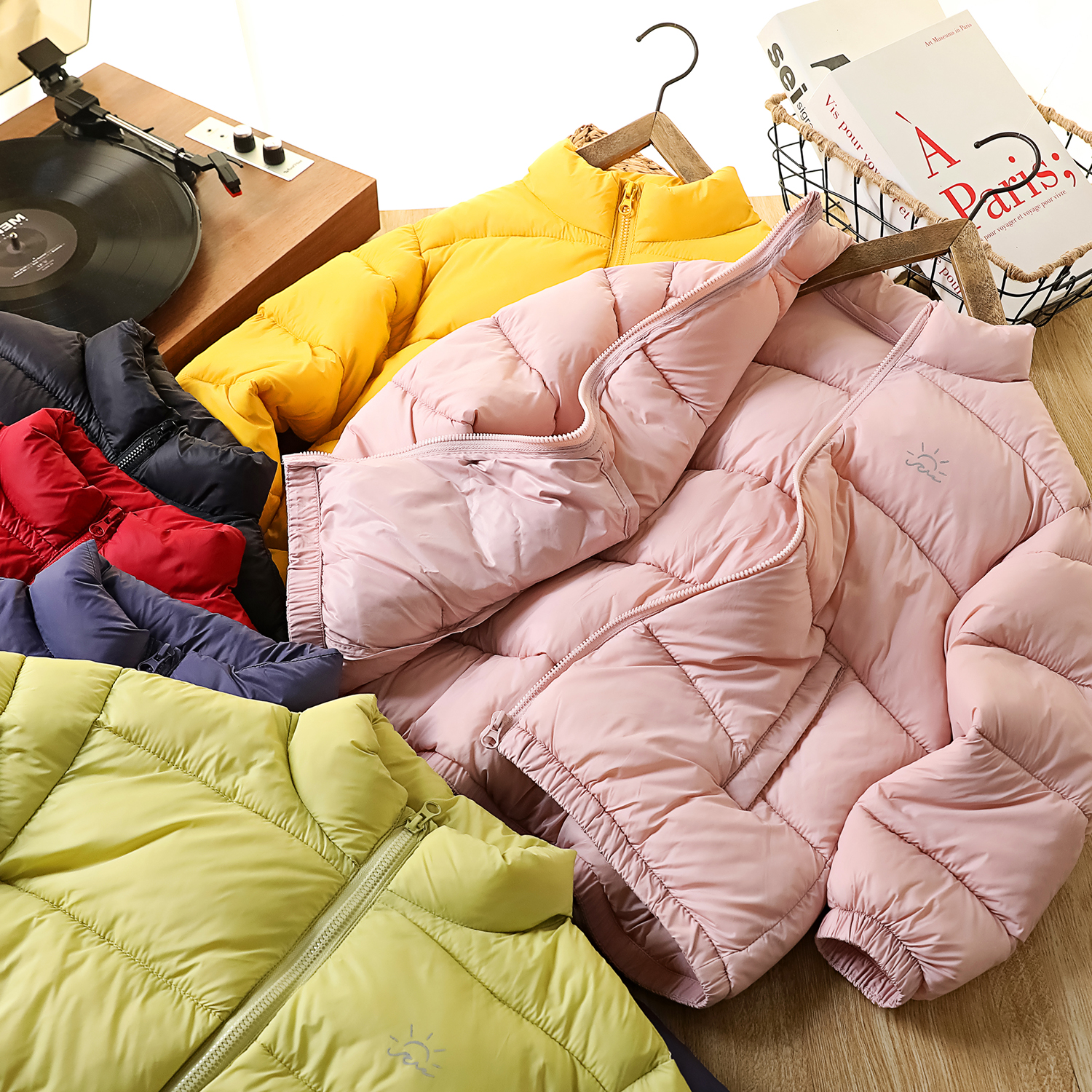 XYT【彩色冬季】儿童冲锋衣内胆男女童点云绒棉服冬季加厚保暖6830