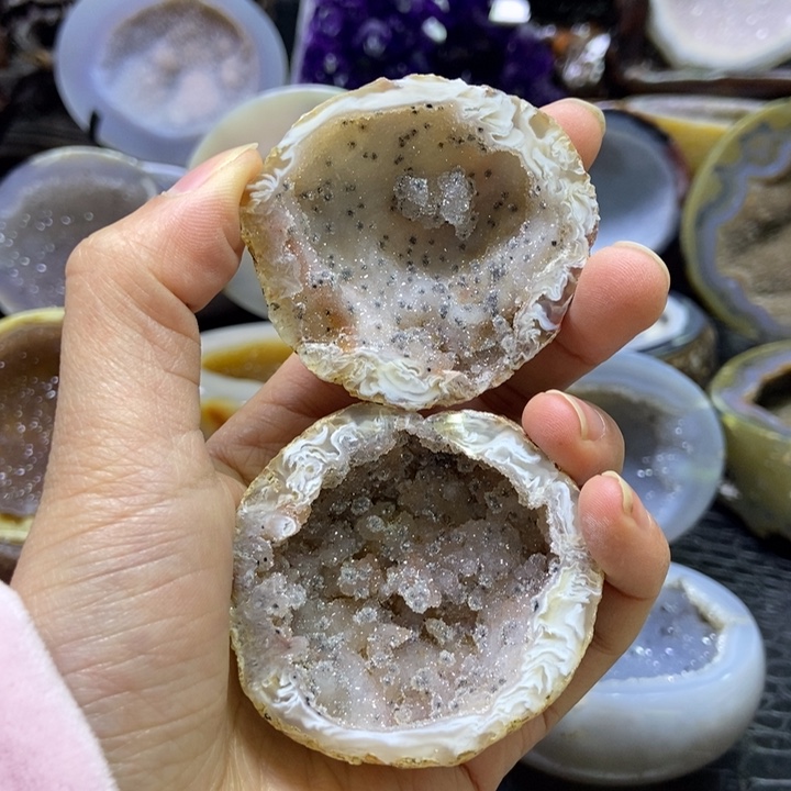 水晶蚕丝盆未镶嵌