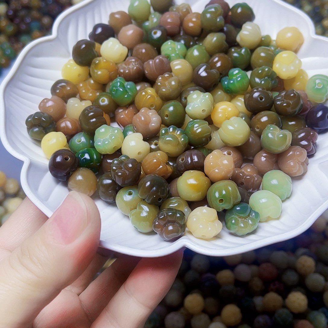 吊坠白玉菩提白玉菩提12雕刻猫爪10颗卡灯牌宠10颗