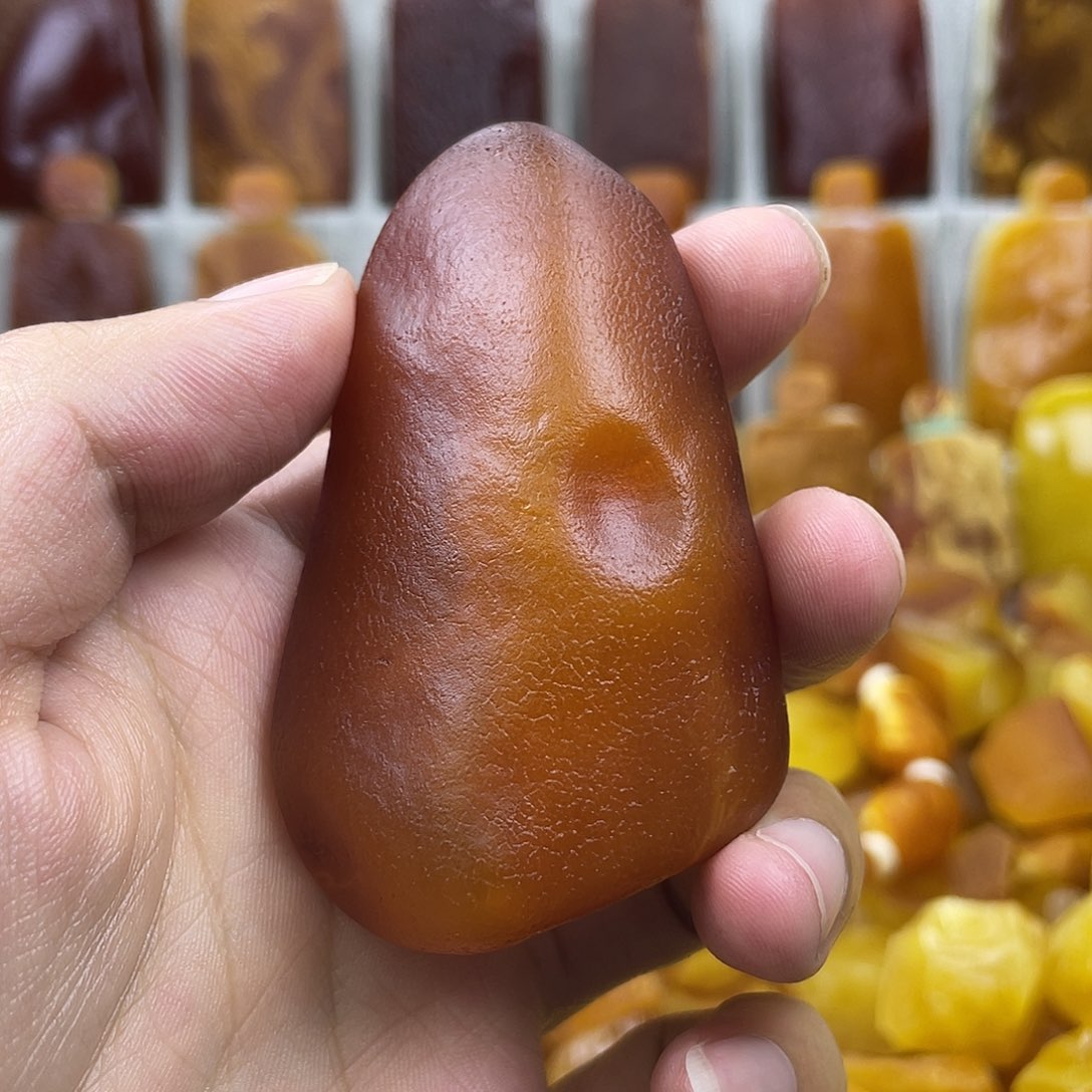 定制琥珀未镶嵌全皮