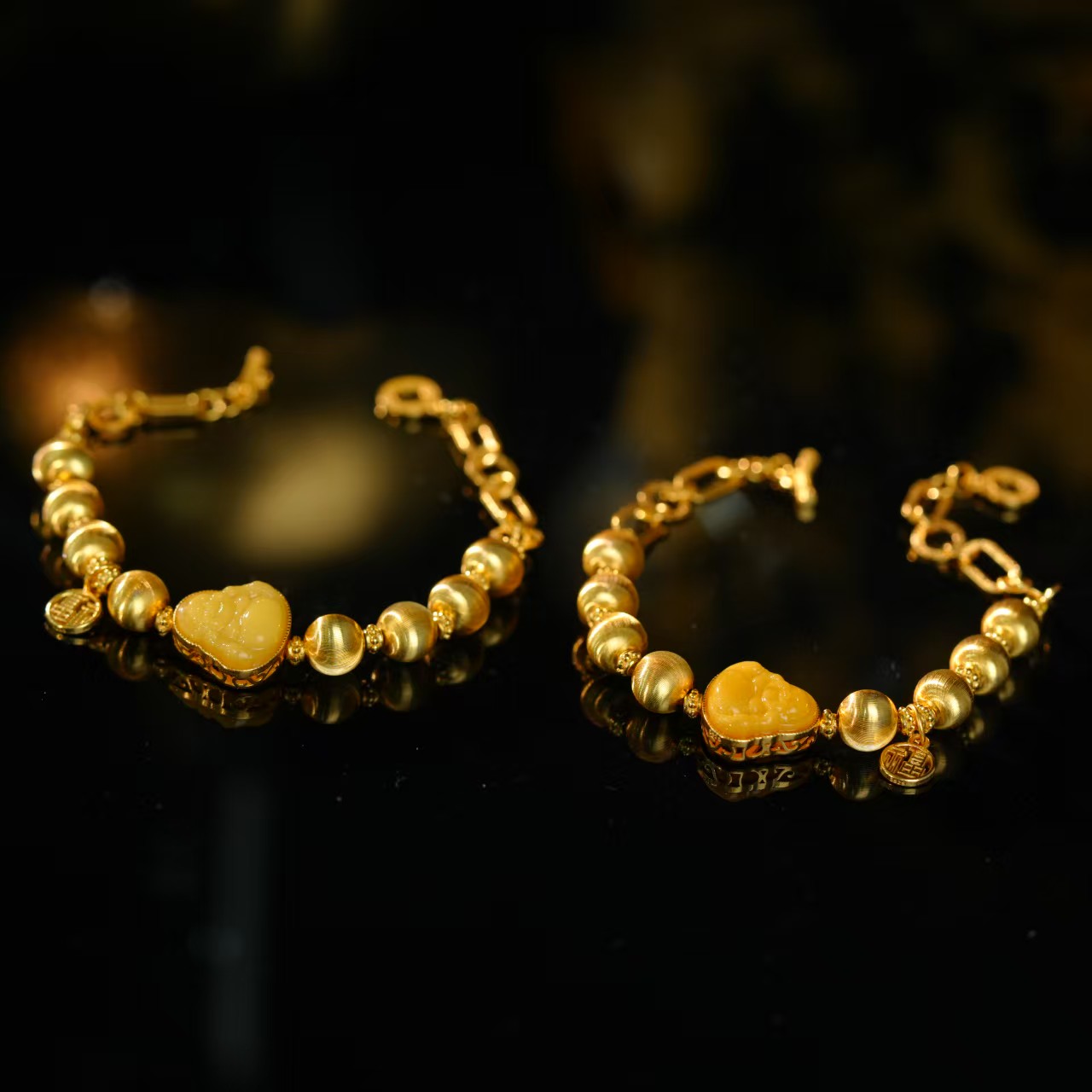 【初见珠宝】S925银蜜蜡手链20-1CL302X56【多样性发一件】