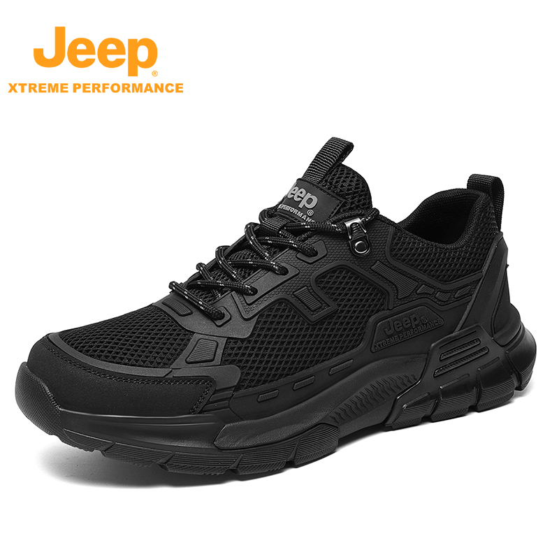 JEEP/吉普男鞋春夏新款男鞋户外休闲运动徒步防滑登山透气男鞋子