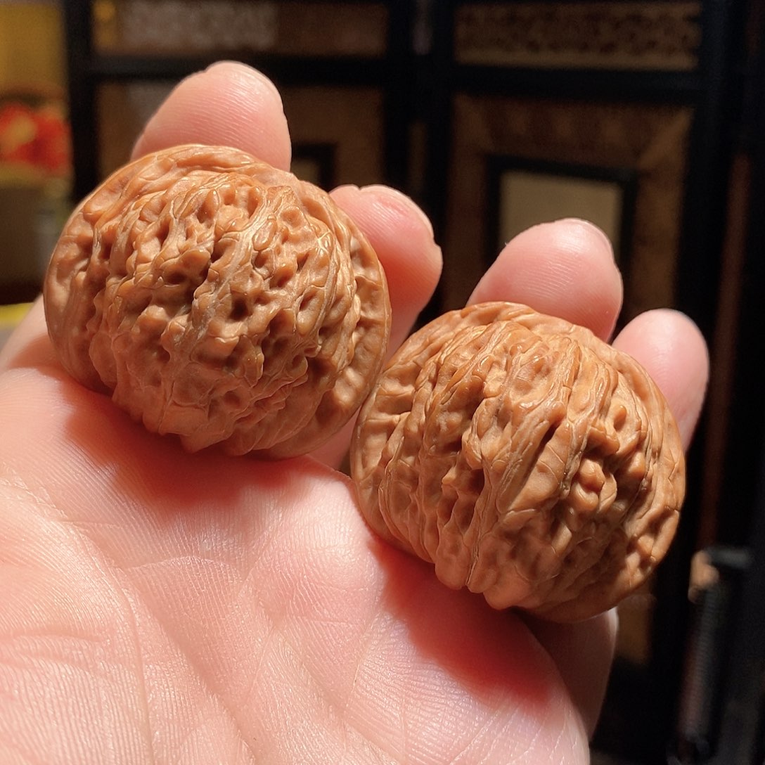 文玩核桃把件40汉高楼全品