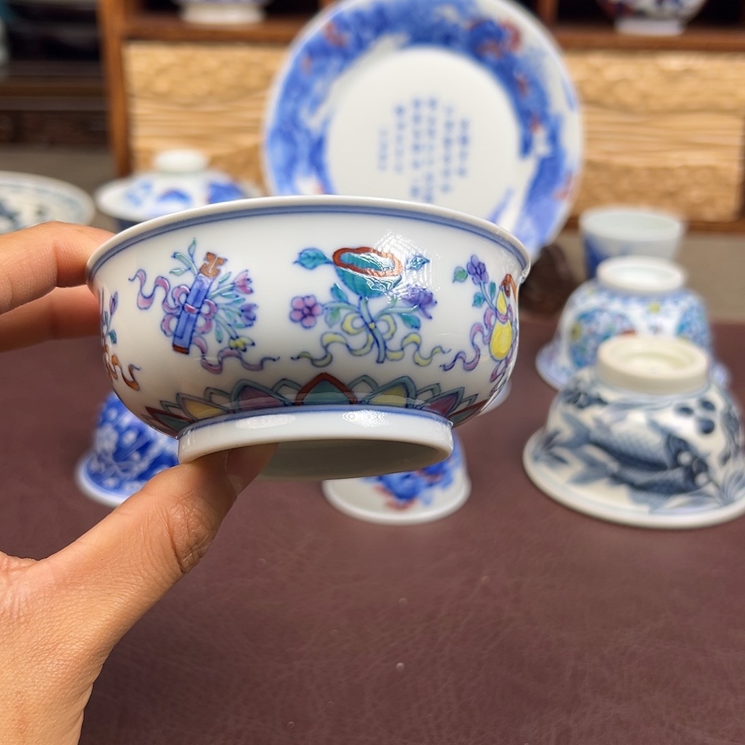 杯子景德镇八宝炉式杯