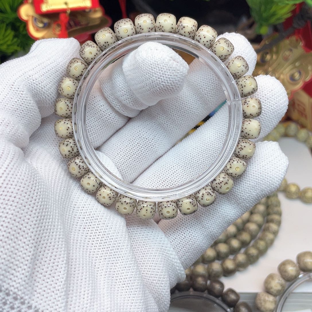 星月菩提手串8/7石玉同枝单圈