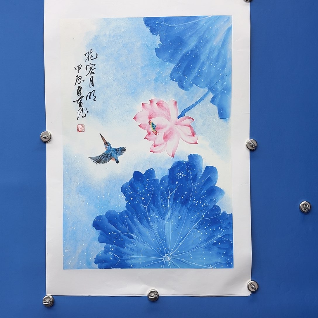 国画多次参加国内外国际