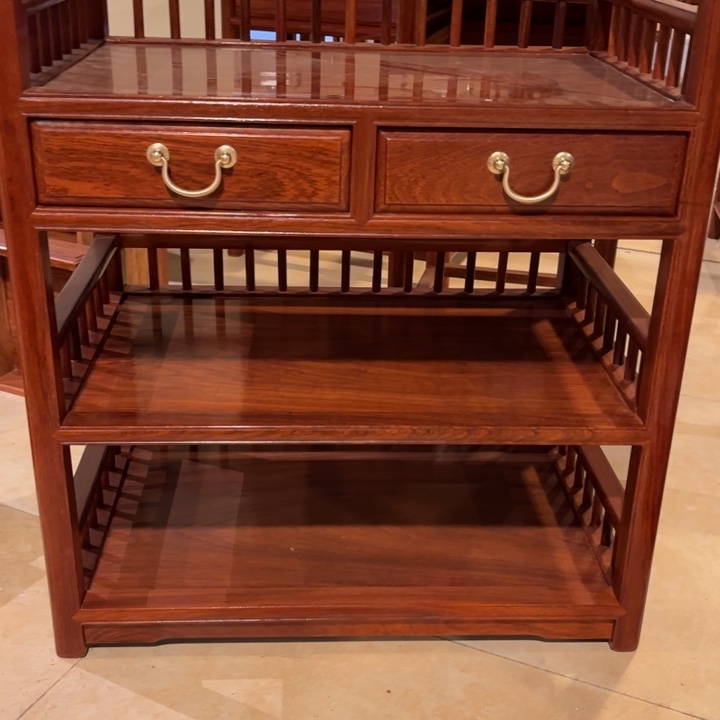 紫檀木类柜类家具用****建缅甸花梨木茶水柜