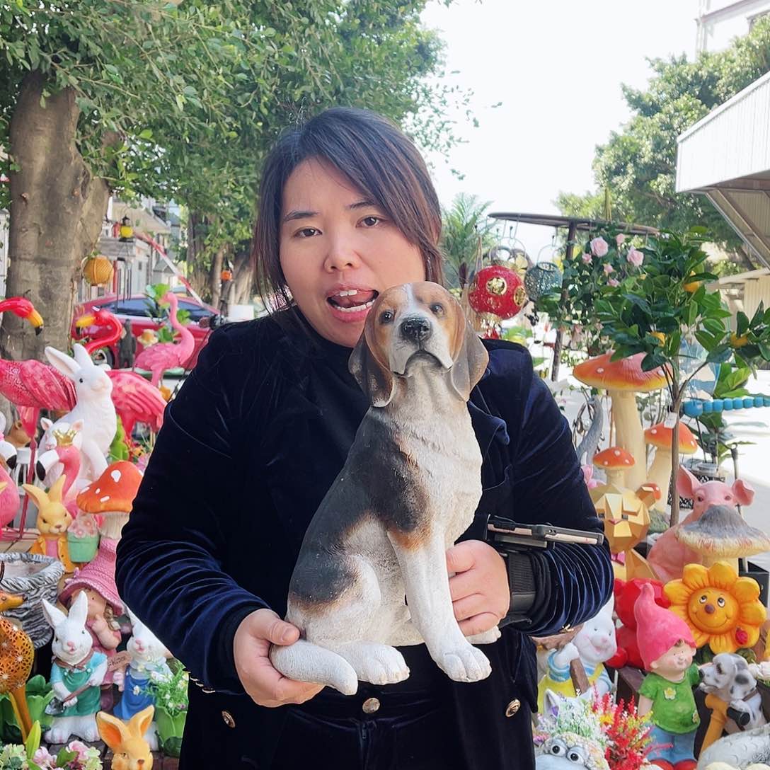 【闪购商品】无铅玻璃花园摆件&000&