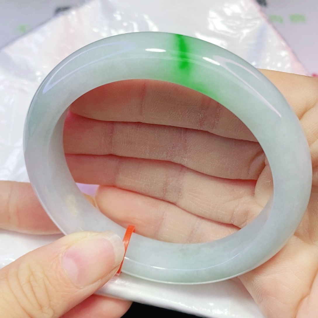 未镶嵌手镯翡翠静*57.6正圈