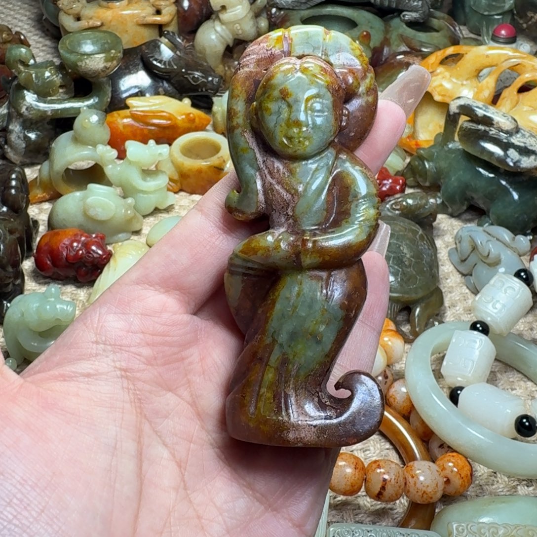 白玉菩提吊坠挂件