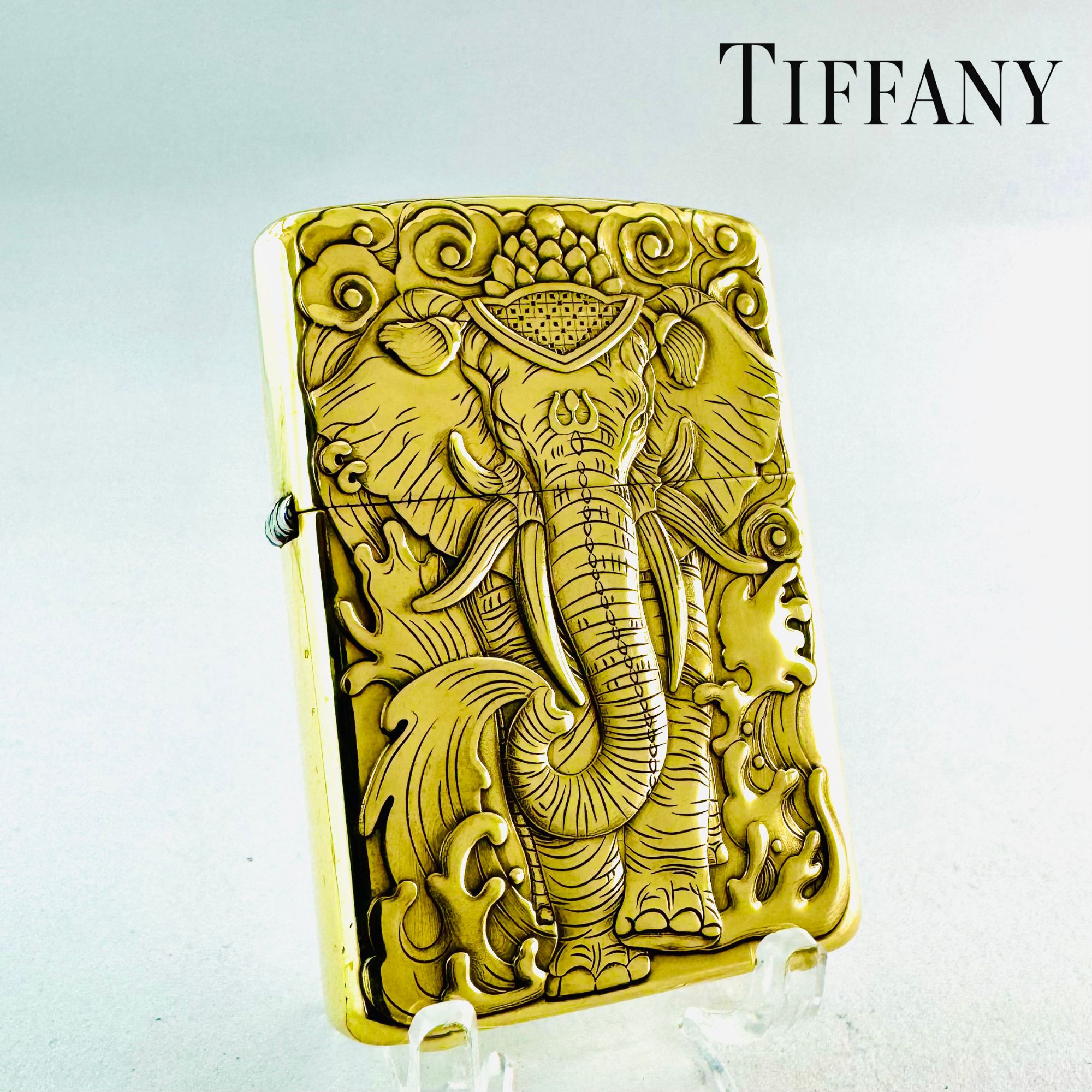 六牙象双面浮雕工艺火机火凤凰工作室T10原铜加厚盔甲打火机