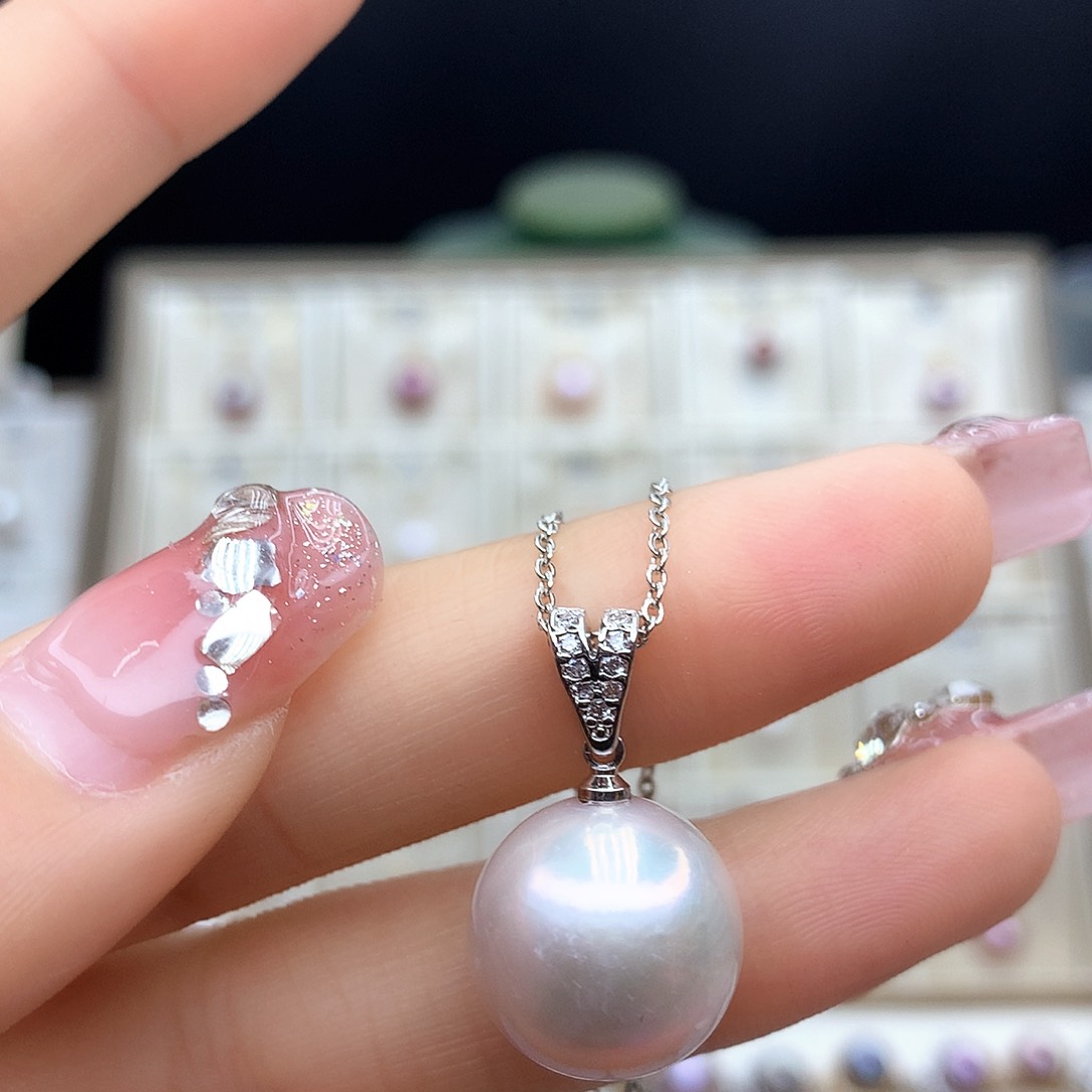 淡水珍珠颈饰合金