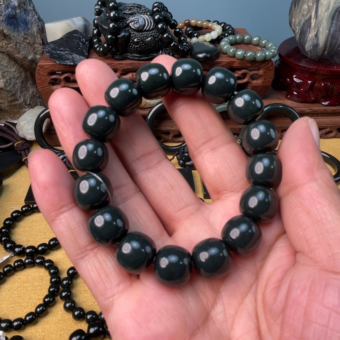 和田玉手链未镶嵌