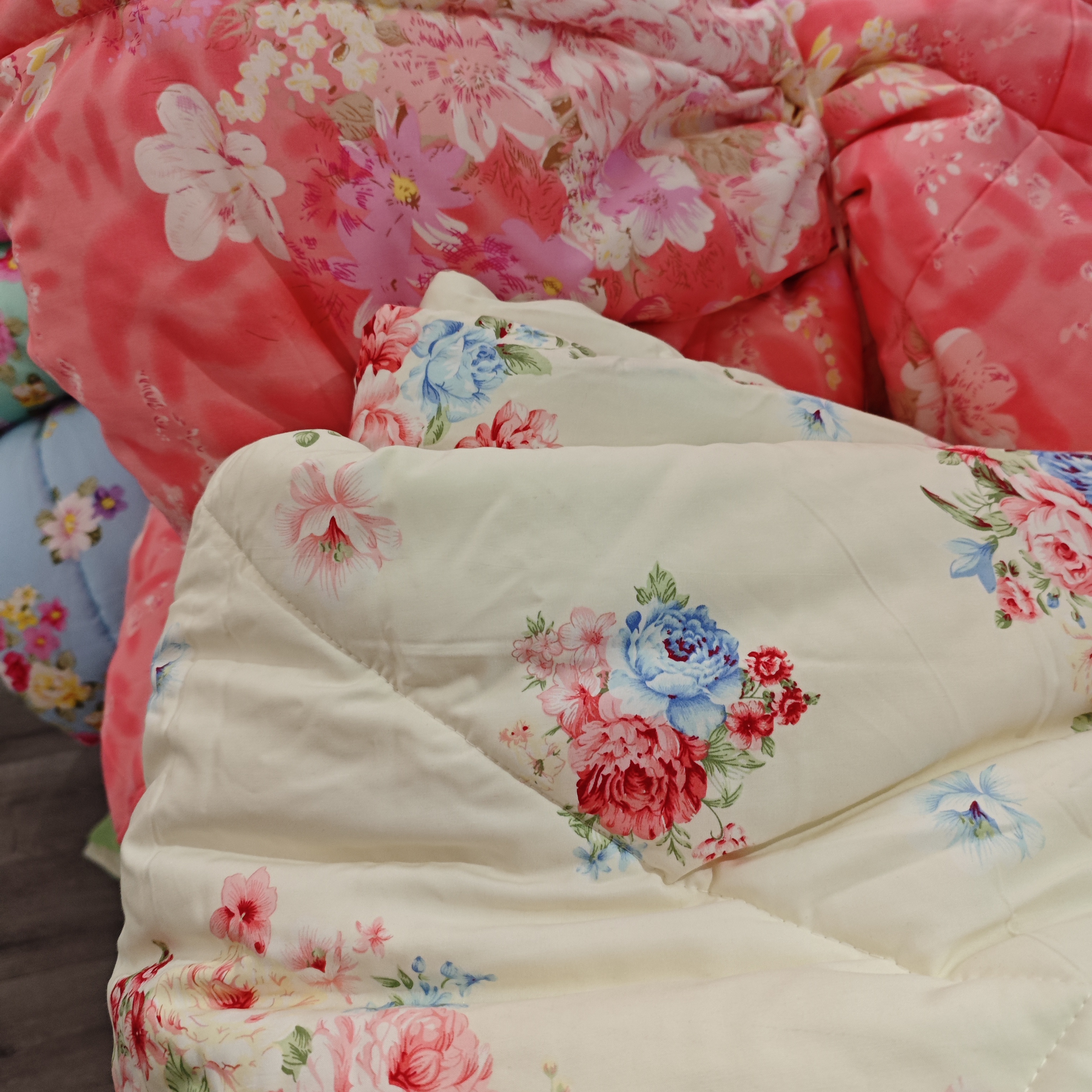 （六印）丝绵被 人棉壳被子4斤