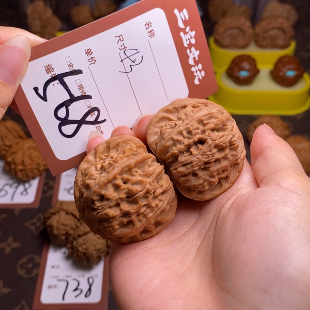 把件文玩核桃43白狮子568