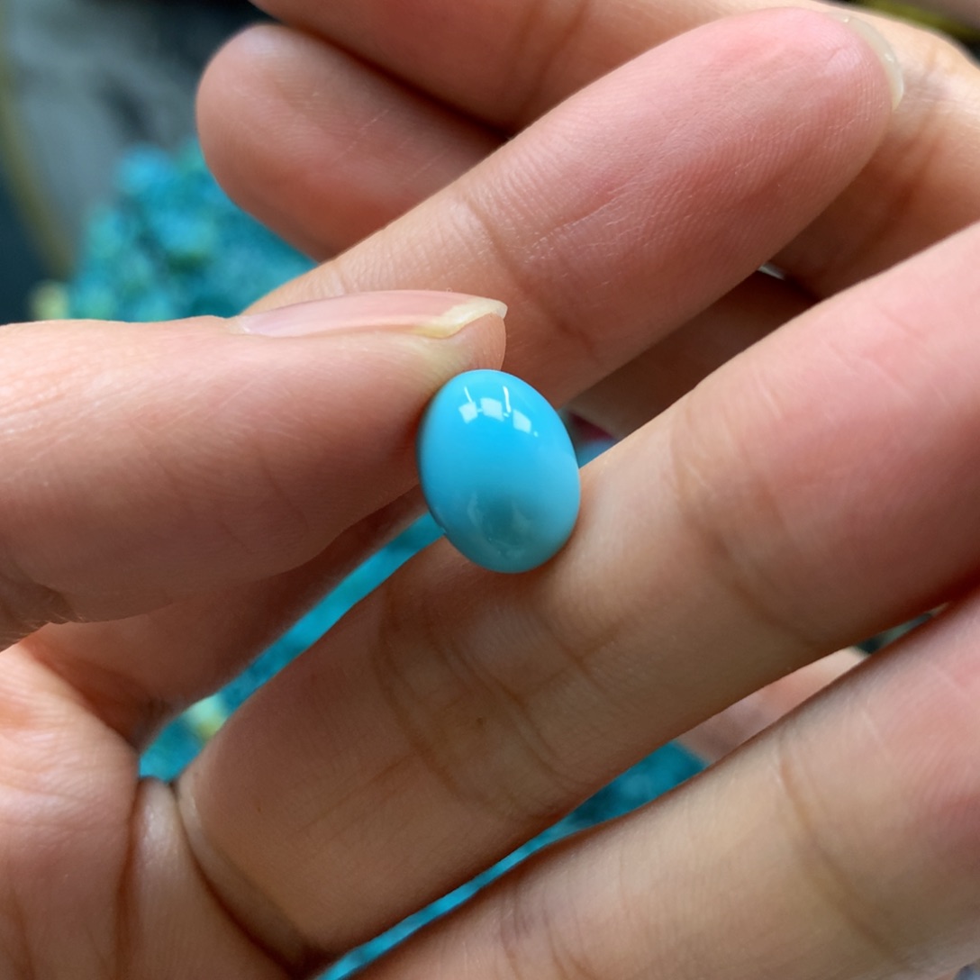 绿松石戒面未镶嵌