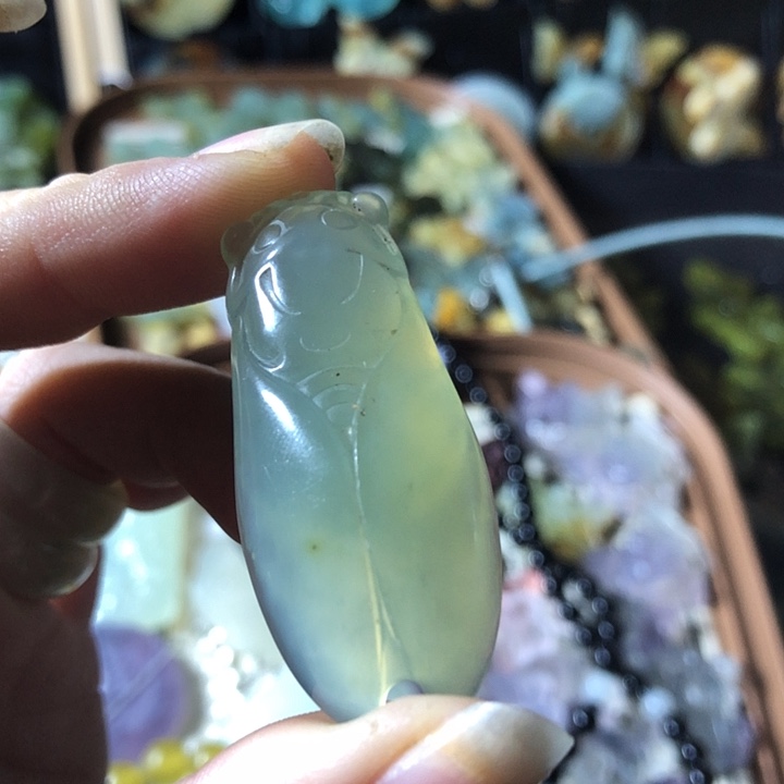 岫玉未镶嵌岫玉挂件