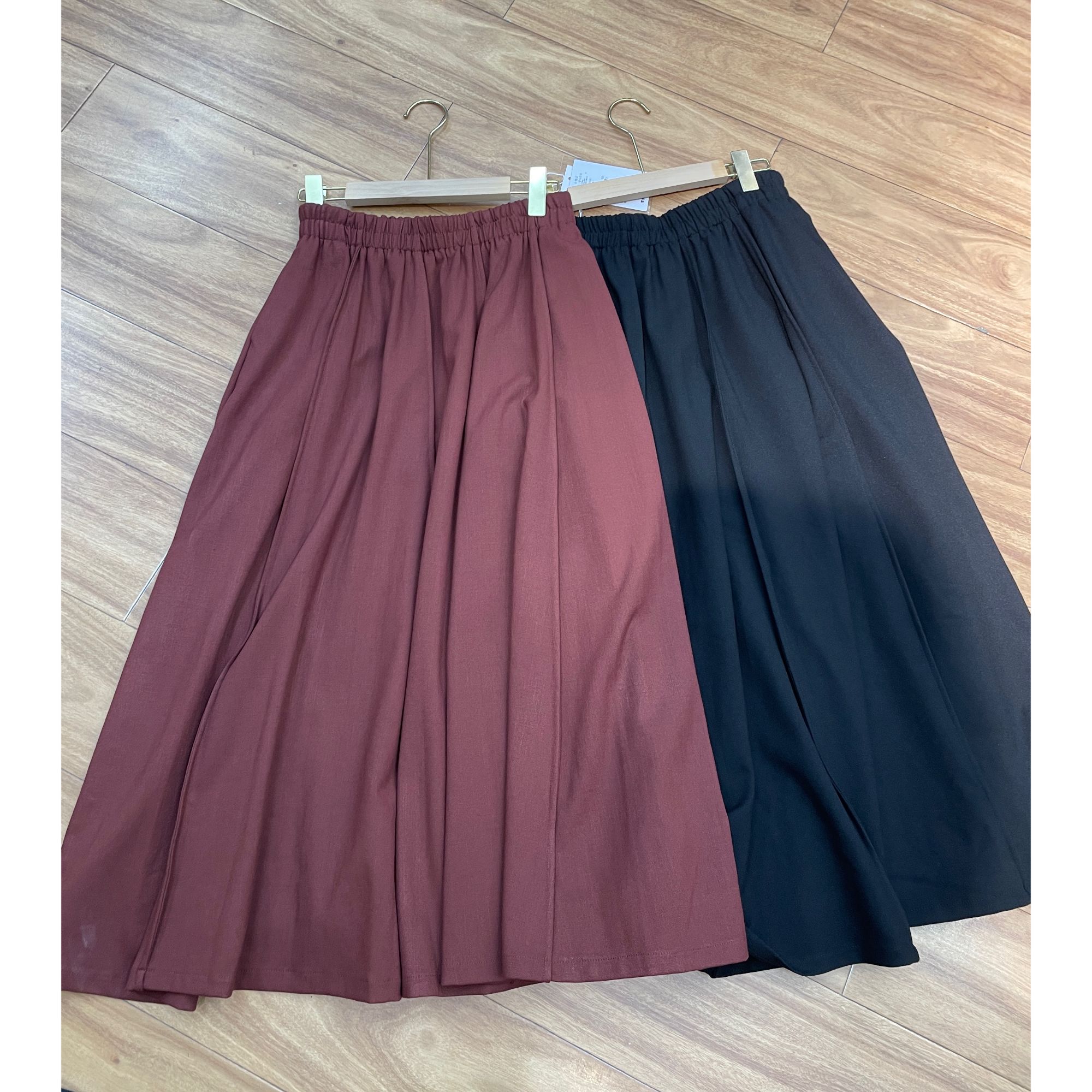 Q9687自在秋冬大摆宽松显瘦耐磨耐穿太阳裙