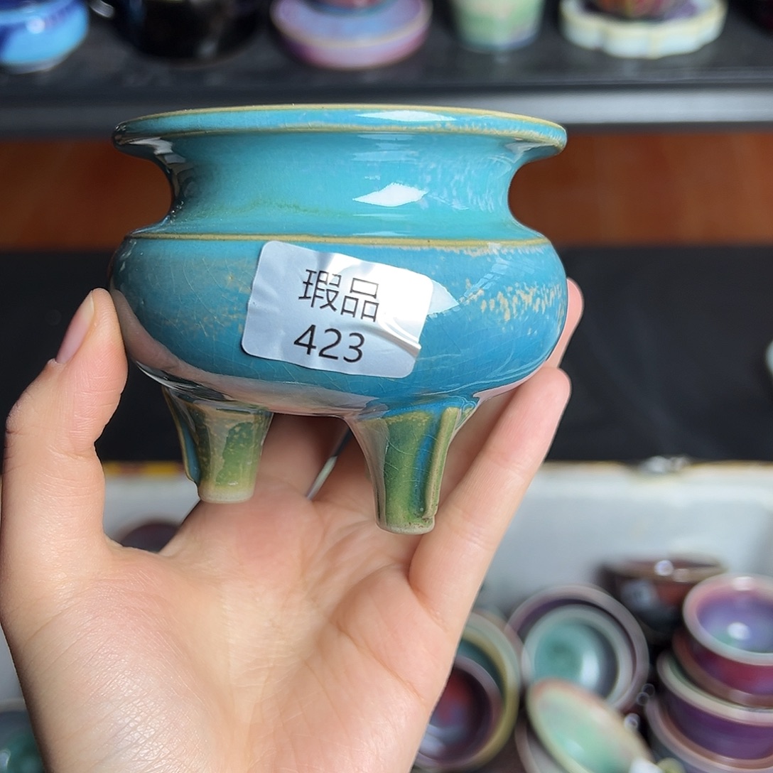 陶摆件窑口自销原矿钧瓷