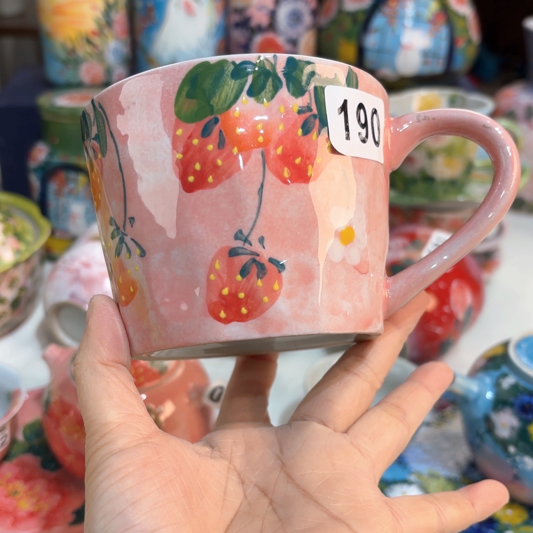 景德镇手绘高温釉下彩陶瓷茶具