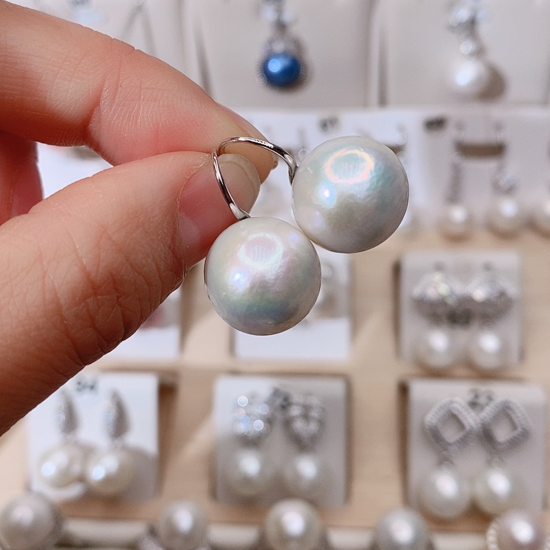 颈饰银S925镶嵌淡水珍珠否****3